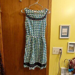 Mata Traders blue-green sundress dress XS